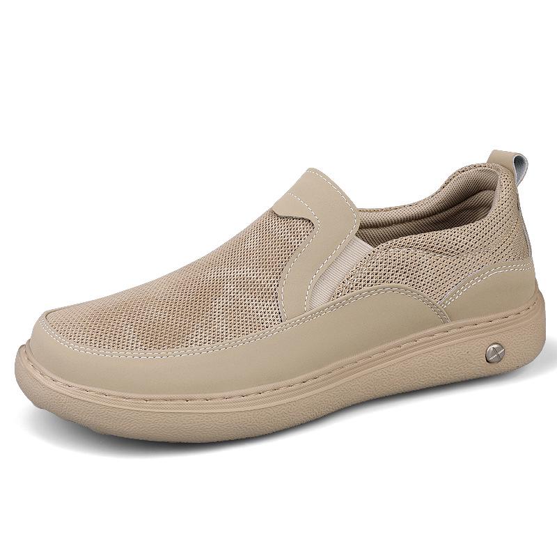 Men s Plus Size Breathable Slip-On Casual Mesh Shoes, Lightweight Soft Sole 41