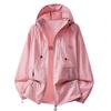 Unisex UPF50+ Ice Silk Sun Protection Hooded Jacket - Lightweight, Breathable, Summer Outerwear