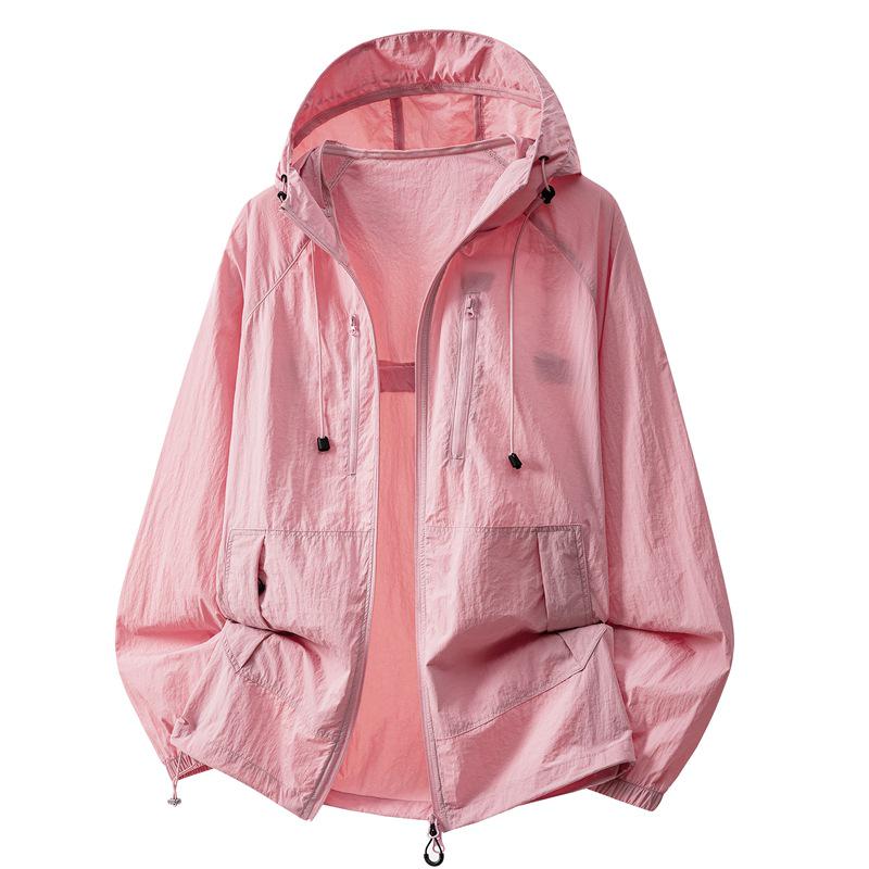 Unisex UPF50+ Ice Silk Sun Protection Hooded Jacket - Lightweight, Breathable, Summer Outerwear