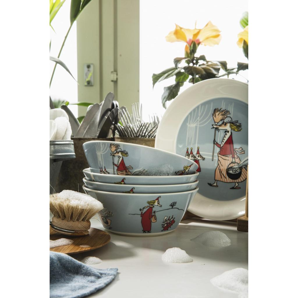 Arabia Moomin Fillyjonk and Dishwasher Safe Number [Officially Imported] Plate, 19cm, Microwave, Oven, (Product 1057218)