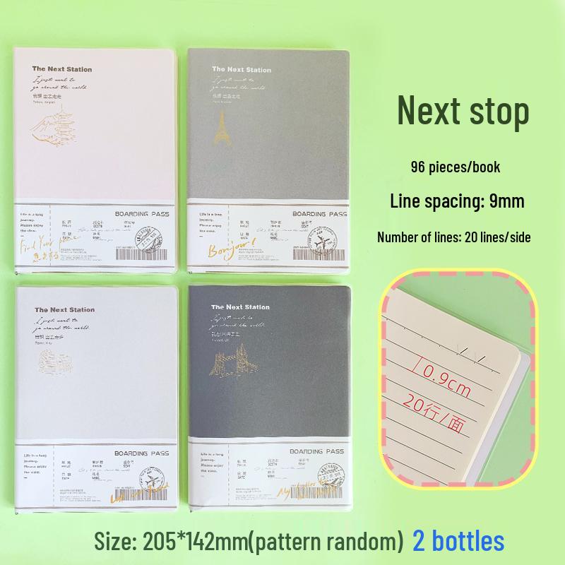 Thickened Plastic Cover Notebook - B5 & A5 Sizes for Girls, Art Students, and College Use