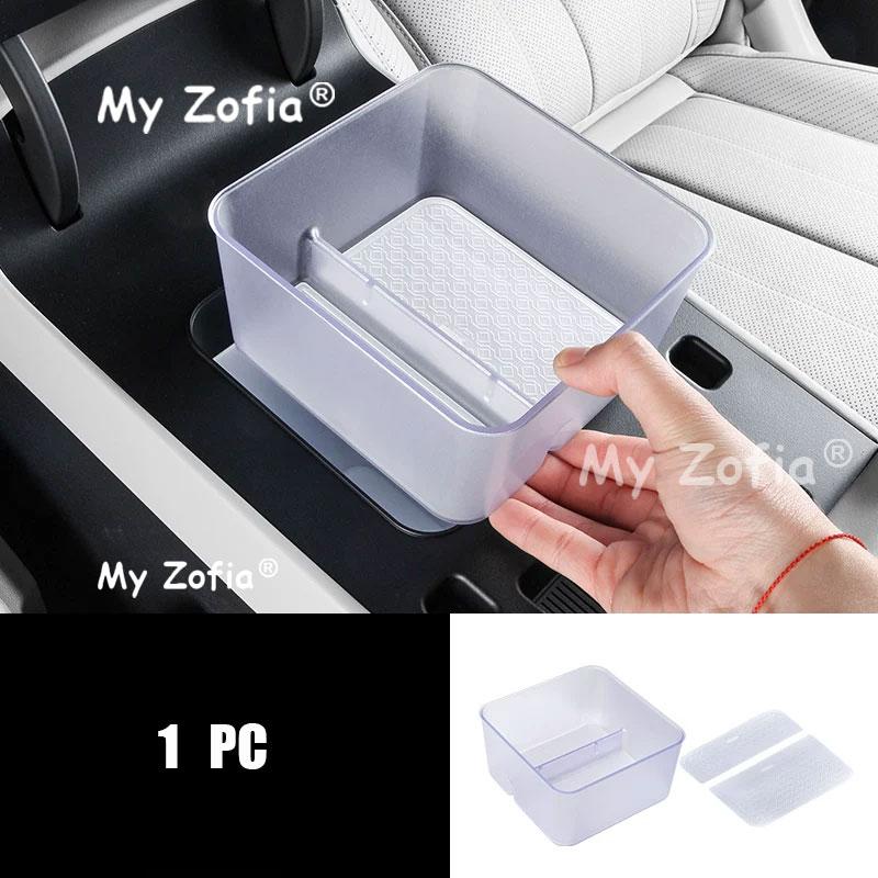 For BYD Ti7 Leopard Titanium 7 2025 2026 Car Armrest Refrigerator Storage Tray Center Console Lower Layer Organizer Accessories