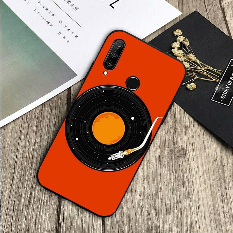 Vinyl DJ Record Art For Huawei Nova 5T 9 10 SE 7i 8i 11i 12i Y73 Y90 Y70 Y72 Y61 Y91 P60 Pro P40 P30 Lite Case
