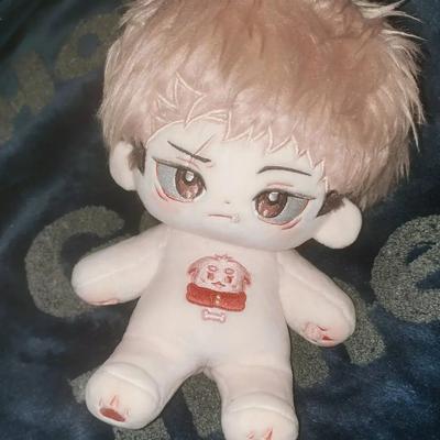 20cm Jujutsu Kaisen Itadori Yuji Anime Game Attribute Handsome Kawaii Monster Cotton Stuffed Body Cosplay Xmas Gift