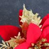 Xmas Decoration Christmas Flower Christmas Wreaths Christmas Flower Plastic 13*13*1cm Christmas Tree Decoration