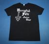 Unisex Short Sleeve Crew Neck Cotton T Shirt Mercyful Fate Shirt Satan Tour