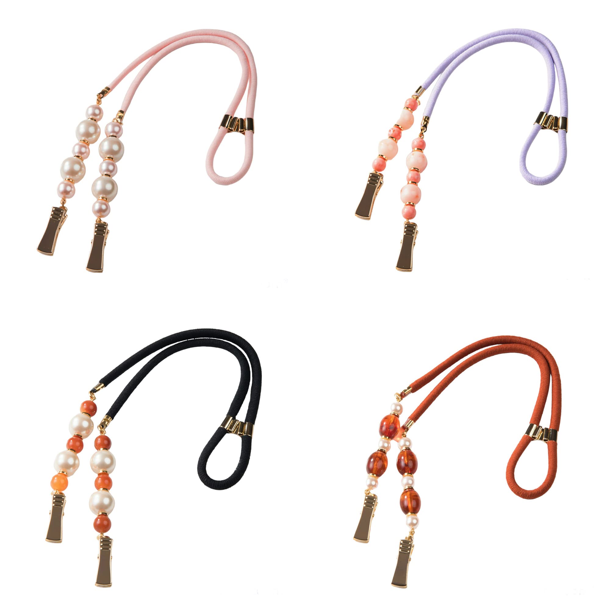 [Sanbi] Fashion Clip, Sleeve Clip for Kimono, Sleeve Clip for Kimono (Pink)