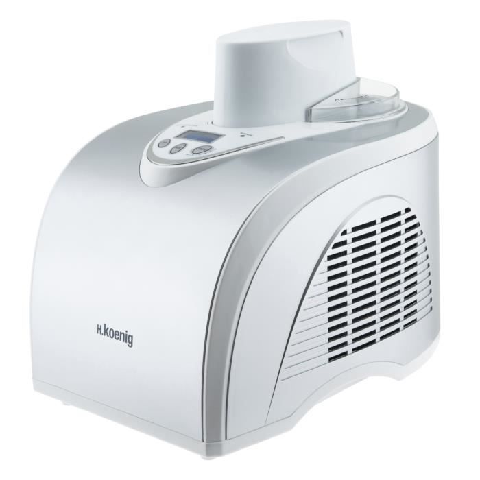 Turbine a glaces HKoeNIG - HF180 - Capacité 1 L - Préparation rapide: 30 a 40min - 135W