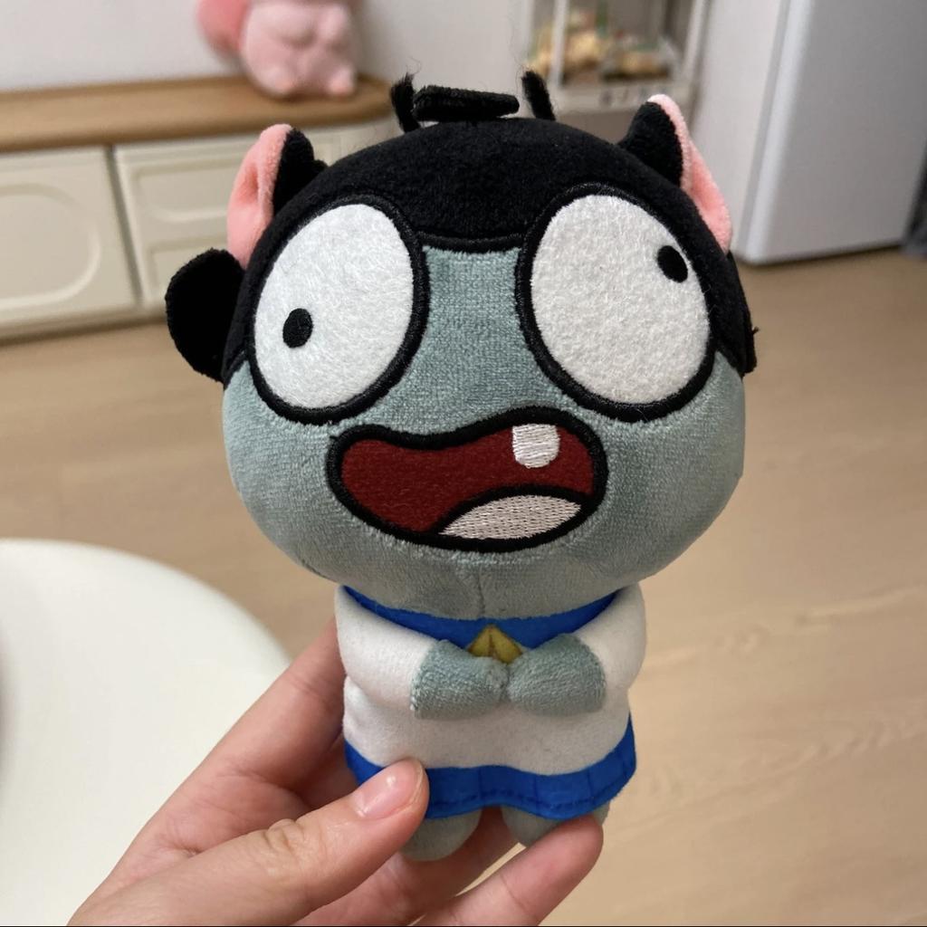 My Little Brother Worships You Zombie Doll Voice Pendant Ugly Cute Doll Plush Toy Bag Keychain