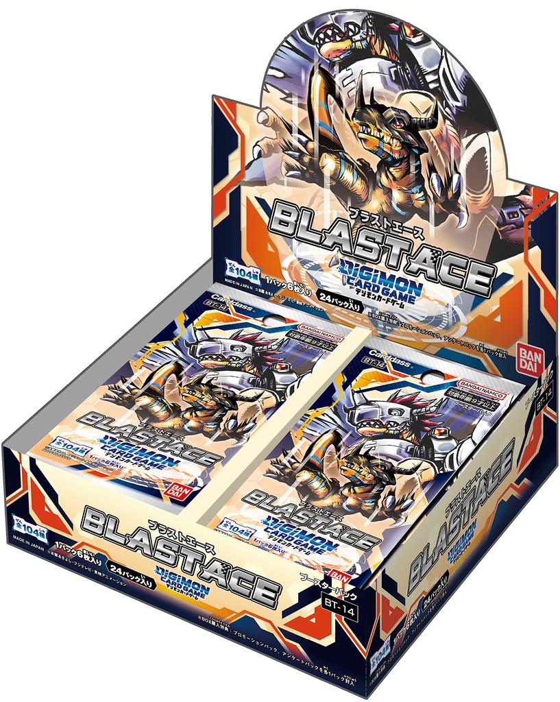 Bandai Digimon Card Game Booster Pack BLAST ACE 24 Packs Included [BT-14] (BOX)