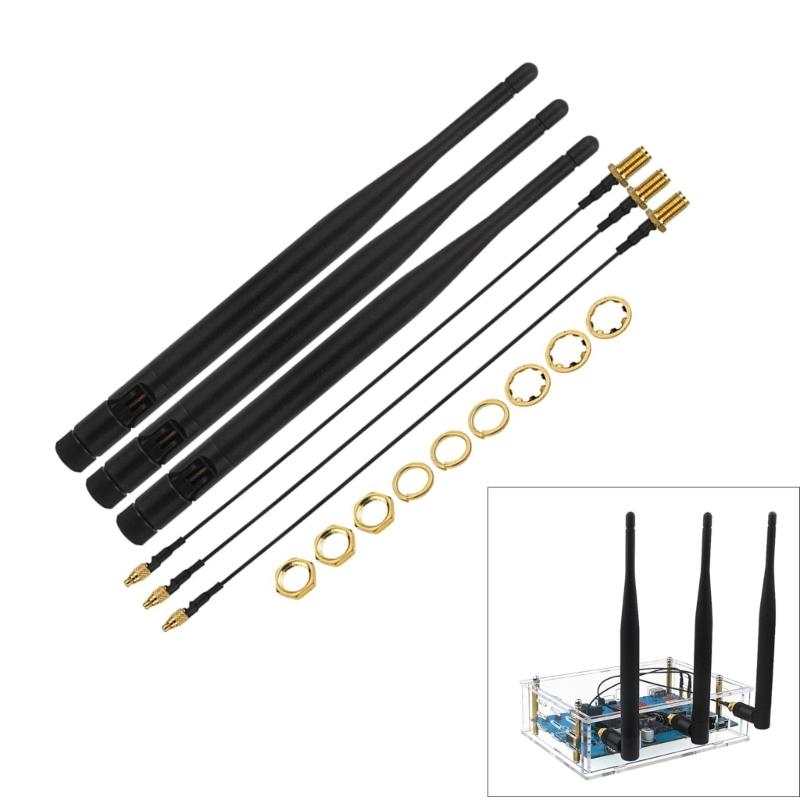 External Antennas Antennas MMCX Straight Male to SMA For OpenWrtOne Boosting Wireless Signal Coverage And Stability