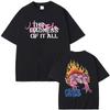 Cactus Jack Flame Felhunter Print T-shirts UTOPIA The Madness of It All Album Tshirt Men Women's Fashion Hip Hop Oversized Tees