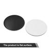uxcell 45mm Diameter Black Aluminum Alloy Car Sticker Car Sticker Hub Cap Center Cover Decoration 4pcs