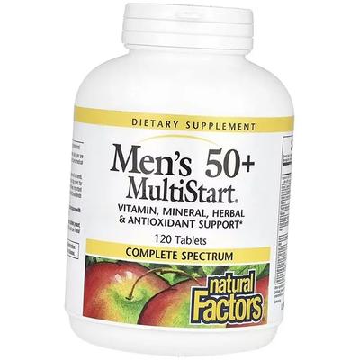 Vitamine für Männer 50+, Men's 50+ MultiStart, Natural Factors 120 Tabletten (36406051)