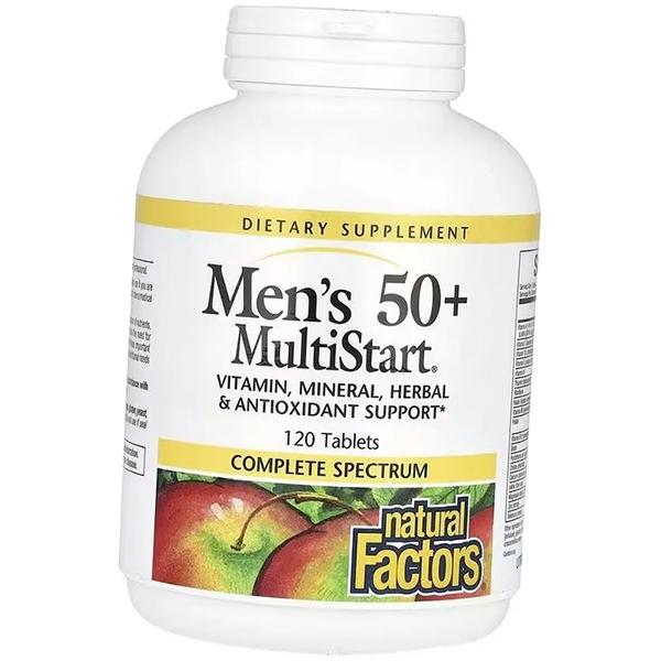 

Vitamins for Men 50 +, Men s 50+ MultiStart, Natural Factors 120tab (36406051) 120tab