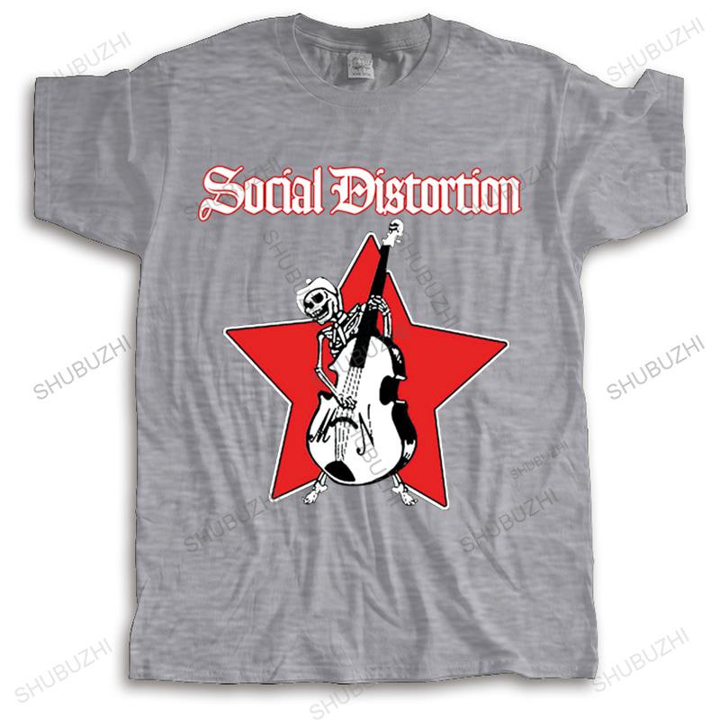 

Men Cotton T Shirt Summer Brand vintage Tshirt New Social Distortion Skelly unisex oneck high quality tee shirts short sleeve 4XL