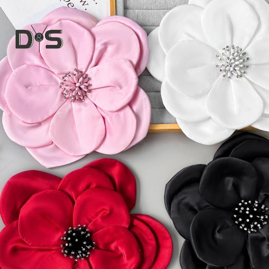 3D Kwiatowy Korsarz Aplikacja Dekoracja Kryształkami Sweter Sukienka Bluzka Dekoracja DIY Szycie Łatka Akcesoria Odzieżowe Wesele Ubrania Ozdoba