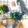 5PCS 24CM Foam Artificial Flowers California Berries Blueberry Fruit Small Fake Flower Home Decorative Party Wedding Blue Decor