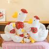 Plush Goose Toys Flower Cotton Jacket Dolls Room Decoration Gifts Festivals