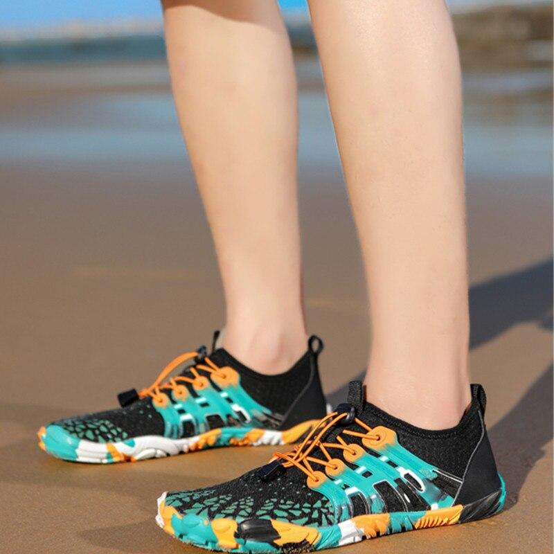 Leichte, schnell trocknende Wasserschuhe für Herren und Damen, Barfuß-Aquaschuh, Strand-Watschel-Sneaker für Kajakfahren, Bootfahren, Wassersport
