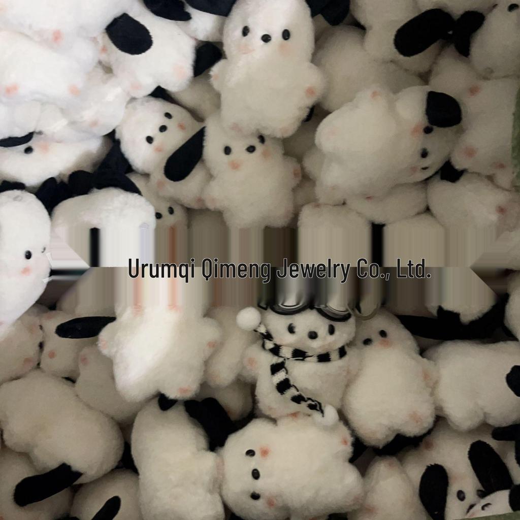 Xiaohongshu-Style Cute Pacha Dog Plush Doll: Girlish Heart Bag Pendant & DIY Dress-Up Doll