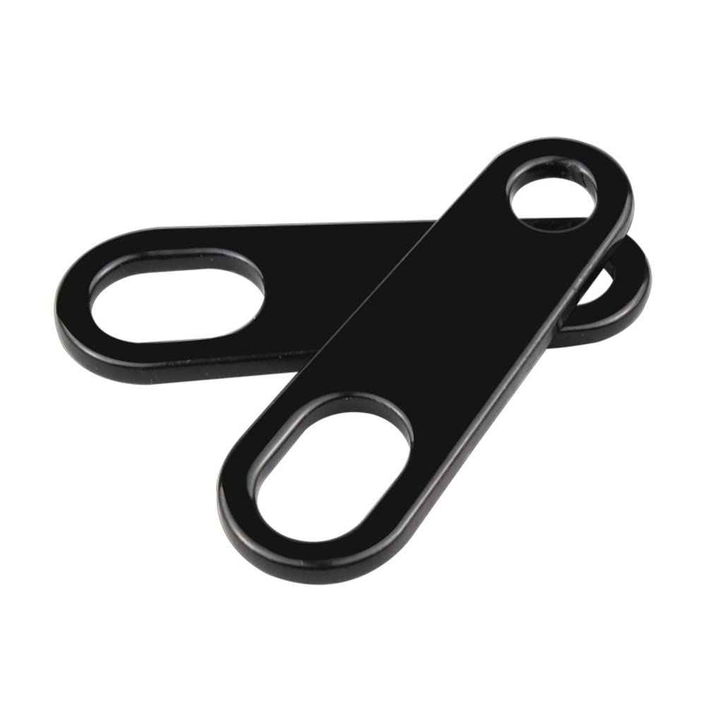 Beatus Turn Signal Stays Set of 4 Bikes, Universal Use, 2 Black, 2 Silver