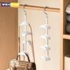 360 Degree Arched Hanger Hook Durable Bag Rack Holder Home Storage Closet Hat Silk Scarf Shawls Purse Handbag Wall Shelf