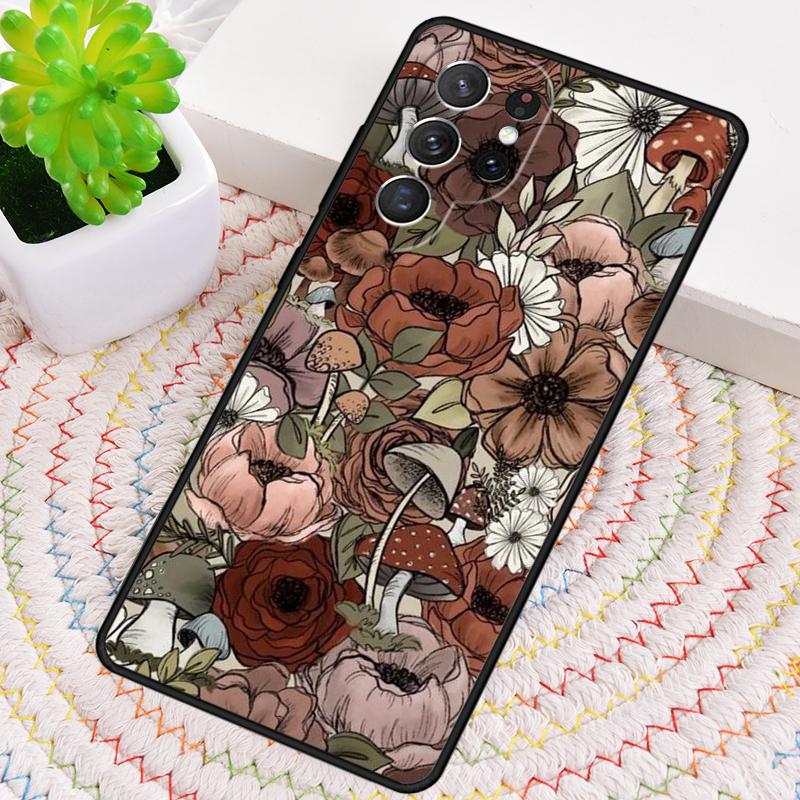 Mushroom Forest Silicone Phone Case For Samsung Galaxy Note 10 Pro S26 S25 S24 S23 S22 S21 Plus S25Ultra Capa Cover
