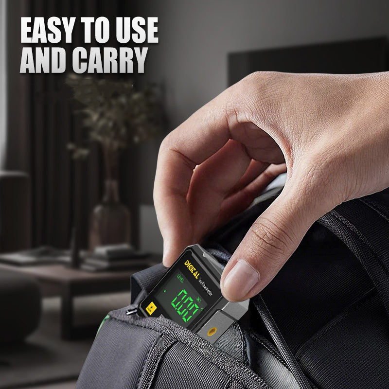 4-Side Magnetic Digital Angle Gauge With Laser Electronic Protractor Horizontometer Inclinometer Angle Ruler Slope Measuring