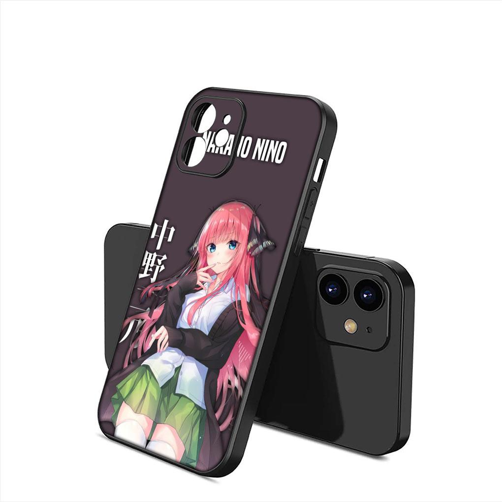 Nakano Ichika Miku Itsuki Nino Yotsuba Soft Phone Cover for Apple iPhone 15 14 Plus 13 12 Mini Pro Max XR + 13Pro 14+ 15+ Case