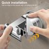 Shower Base Bracket with Hook Design Strong Adhesive Waterproof Handheld Shower Base Holder Replacement