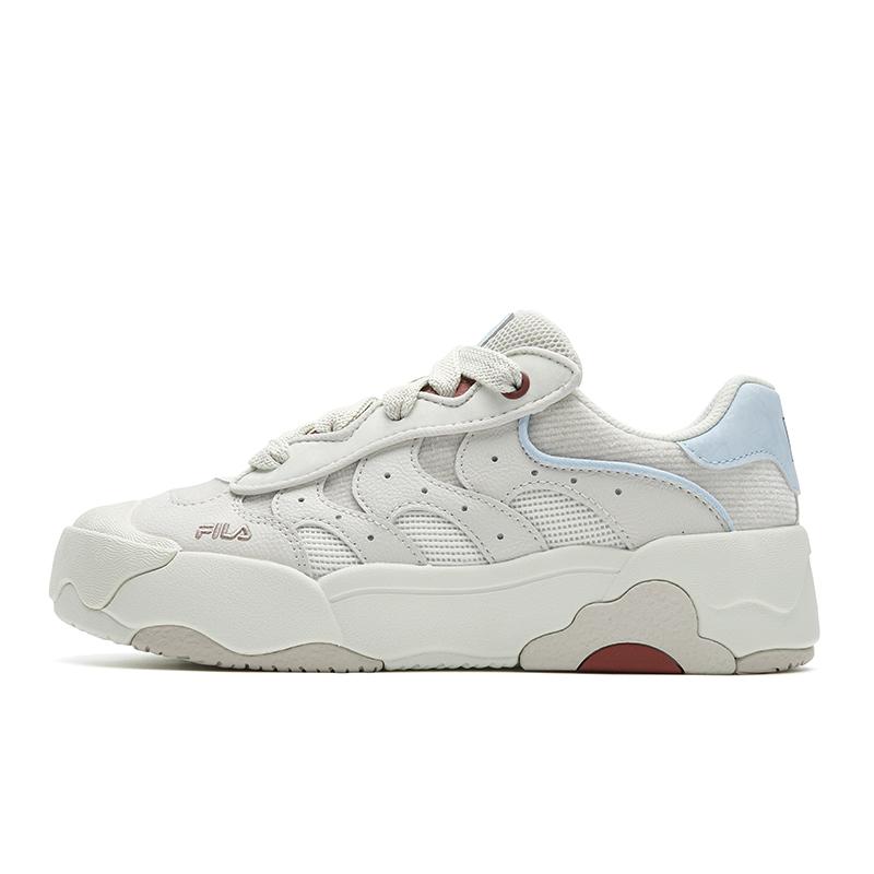 Fila Omelette Fashion Retro Personality Classic Versatile Comfortable Casual Women Sneaker Light-Gray Ice-Cream-Green F12W542203FLI