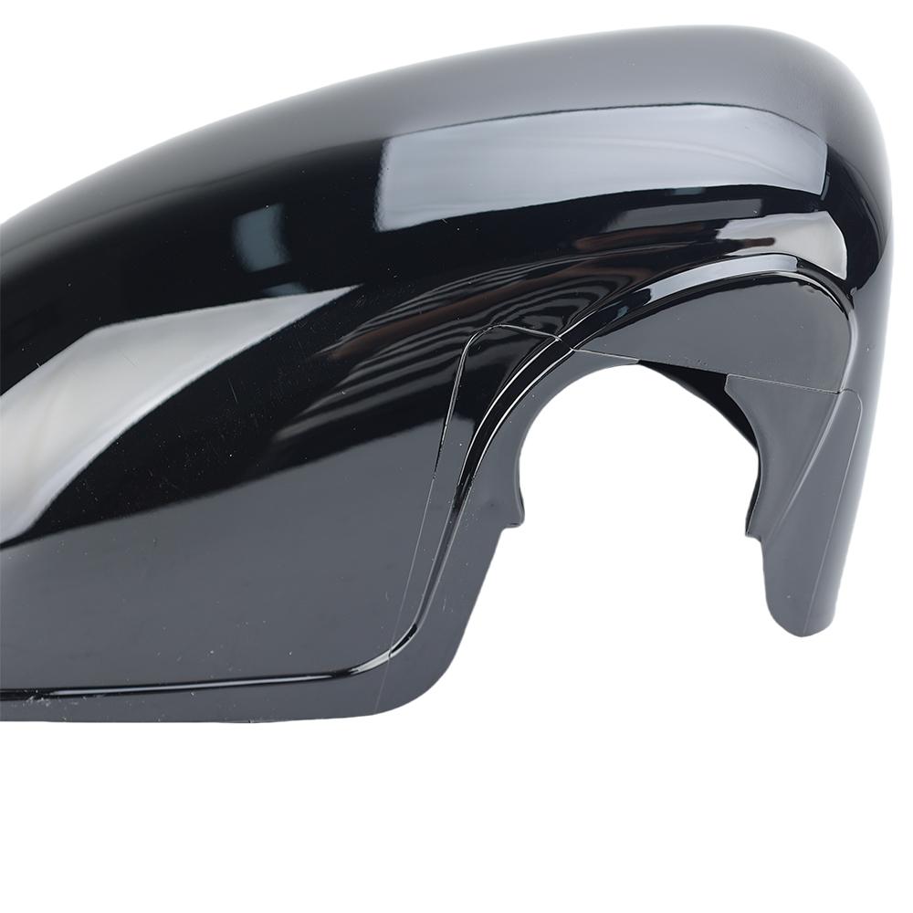 1PC Side Mirror Housing Cover Caps For Vauxhall Opel Corsa D E 2006-2019 Black Rearview Mirror Housing Cover Cap Car Accessories