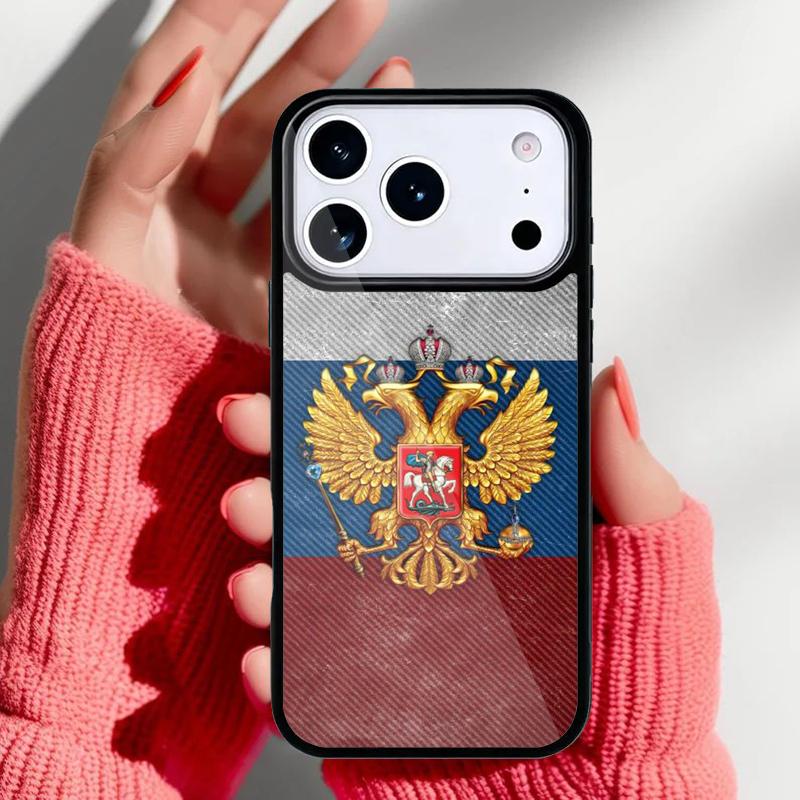 Armenia Russia Flag coat of arms soft Phone Case for iPhone 17 16 15 14 13 Pro Max Back Cover for 12 11 Pro Coque