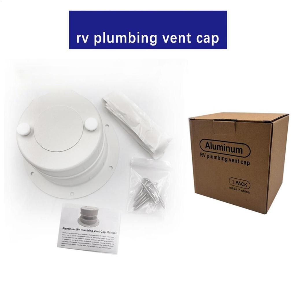 Trailer Vent Cover Roof Sewer Vent Cover Ventilation Replacement Part For Trailer Motorhome Road Trip Campground Outdoor Park