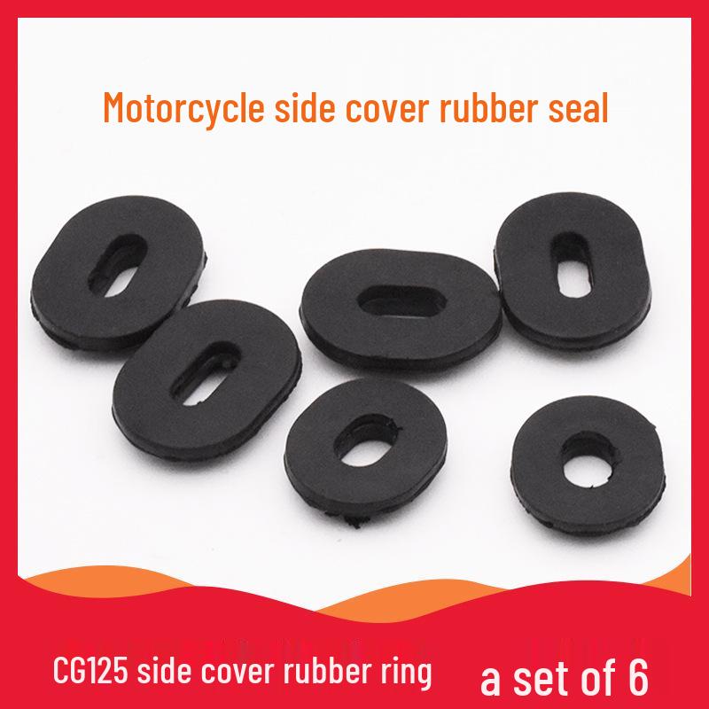CG125/XF125 Motorcycle Side Cover Battery Cover Rubber Gasket Accessories