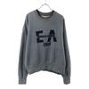 Made In Japan Logo Long Sleeve Sweat Trainer Back Brushed Women Used