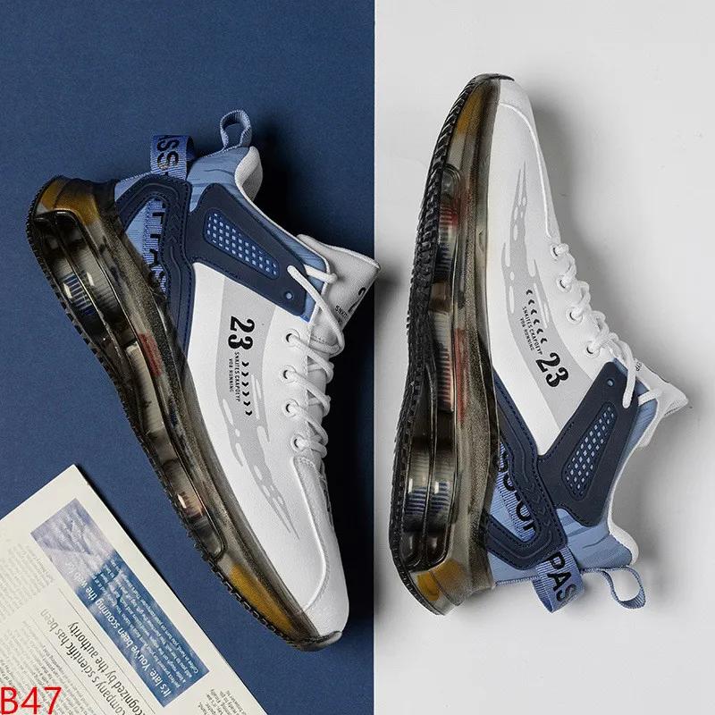 High top men's shoes youth student running shoes spring and autumn casual comfortable and breathable men's sports shoes sneakers