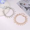 Women Fashion Crystal Tassel Anklet Beach Foot Jewelry