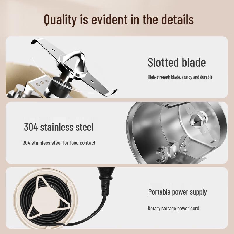 SUPOR Portable Electric Grain Grinder CN plug (adapter included)