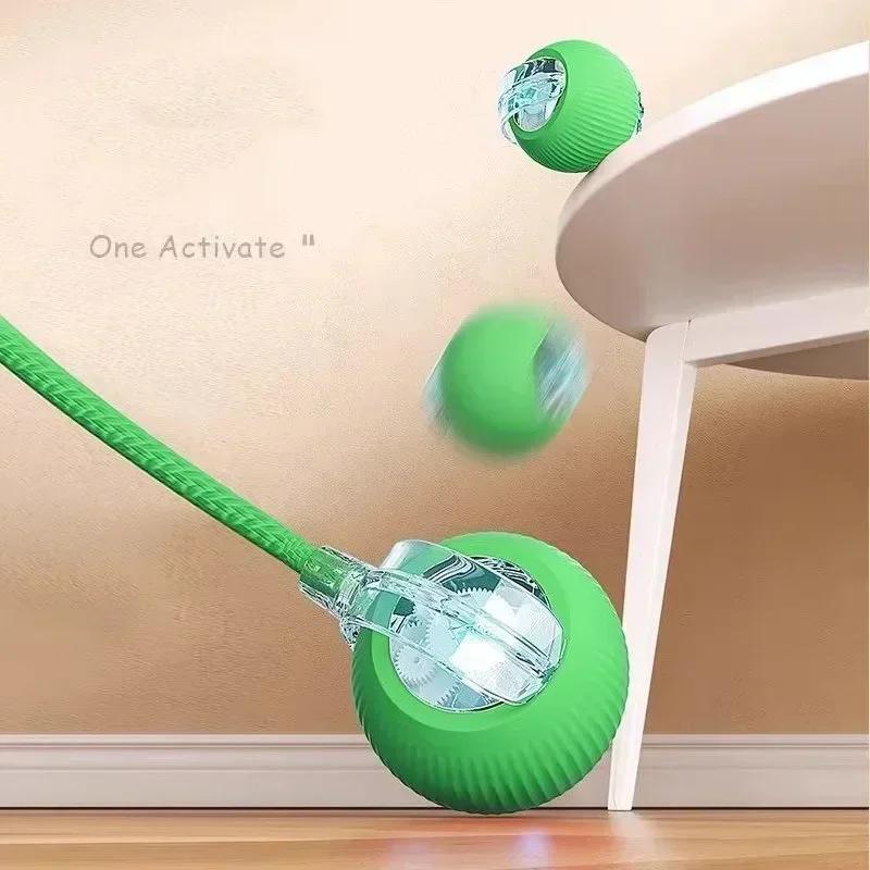 Smart Dog Toy Ball Electronic Interactive Pet Toy Moving Ball USB Automatic Move Bouncing Puppy Birthday Gift Cat Product