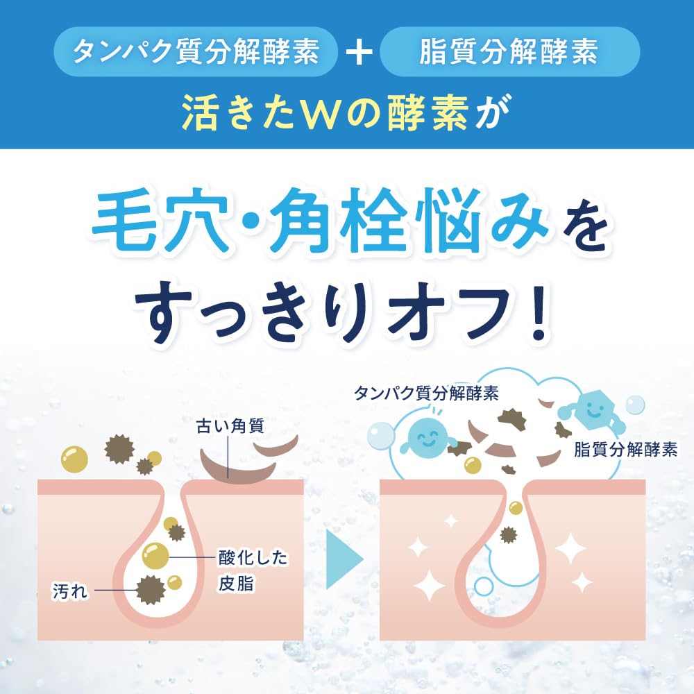 ILUS Medicated Enzyme Cleansing Powder X 7 for Blackhead Relief and Acne Trial Pack of (0.8g Packets) Prevention. Quasi-drug. 7.