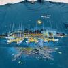 Vintage 90s BETHANY BEACH DELAWARE DOUBLE-SIDED T-Shirt LARGE/XL Dolphin Surf
