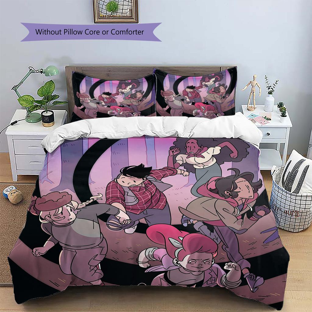 Lumberjack Pattern Bedding Quilt Set Home Decoration Gift (1 * Duvet Cover + 2 * Pillowcase Without Core)
