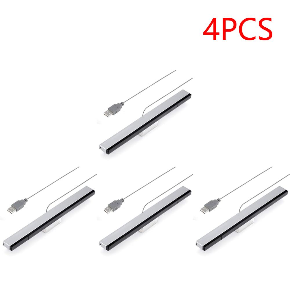 Kabelgebundener Fernbedienungssensor-Balken Empfänger Sensor-Balken USB Ersatz Infrarot TV Strahl Kabelgebundener Sensor-Balken für Wii/Wii U