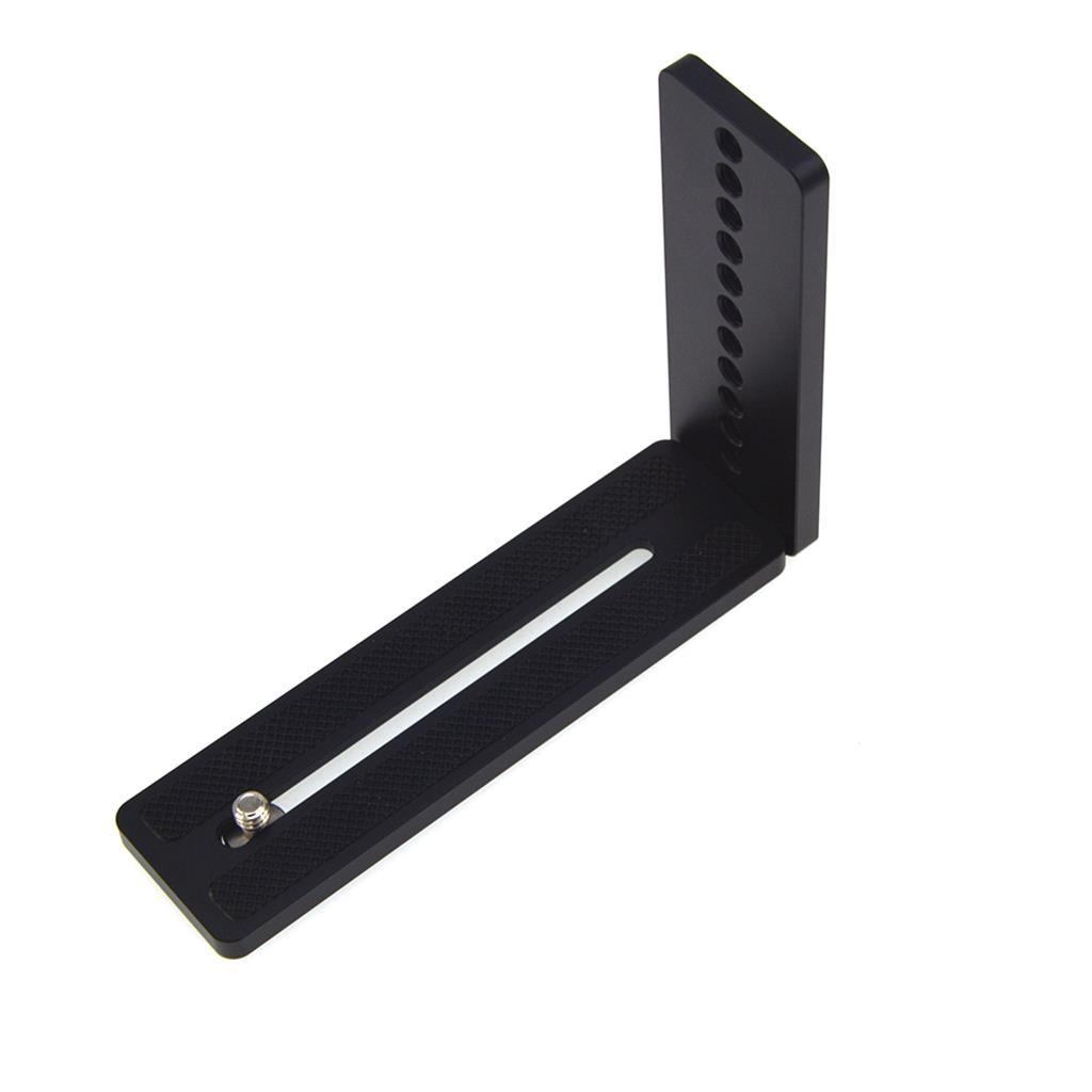 

L-образная пластина для крепления на быстросъемную площадку, совместимая с камерой/штативной головкой чёрный