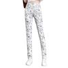 Mid-Waist Elastic Plaid Slim Fit Women's Pants - 2024 Versatile Summer Wear