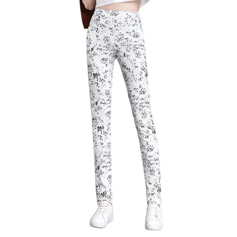 Mid-Waist Elastic Plaid Slim Fit Women's Pants - 2024 Versatile Summer Wear