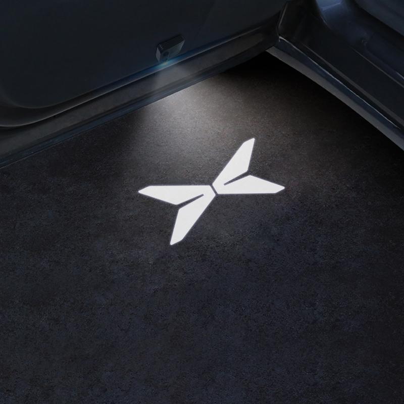 

2Pcs LED Car Door XPENG Emblem Light Welcome Lamp Wireless Projector For Xiaopeng G6 G3 G9 P7 F30 N5 Beta P5 X2 X9 G3i P7i H93 2PCS For 2 Door