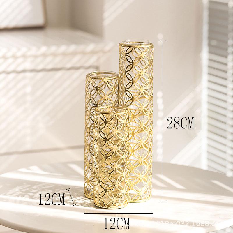 Buy Decorative Glass Flower Vase Metal Stand,Hinged Bud Test Tubes